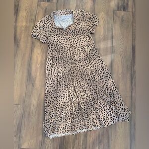 Crown & Ivy Leopard Print Dress